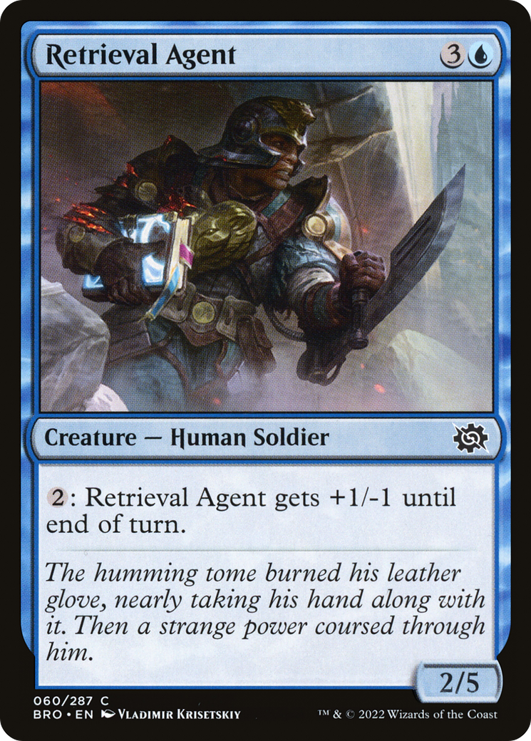 Retrieval Agent (BRO-060) [The Brothers' War] MTG Single Wizards of the Coast