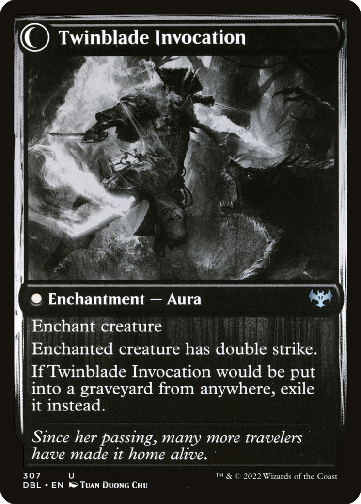 Twinblade Geist (DBL-307) [Innistrad: Double Feature] Foil MTG Single Wizards of the Coast
