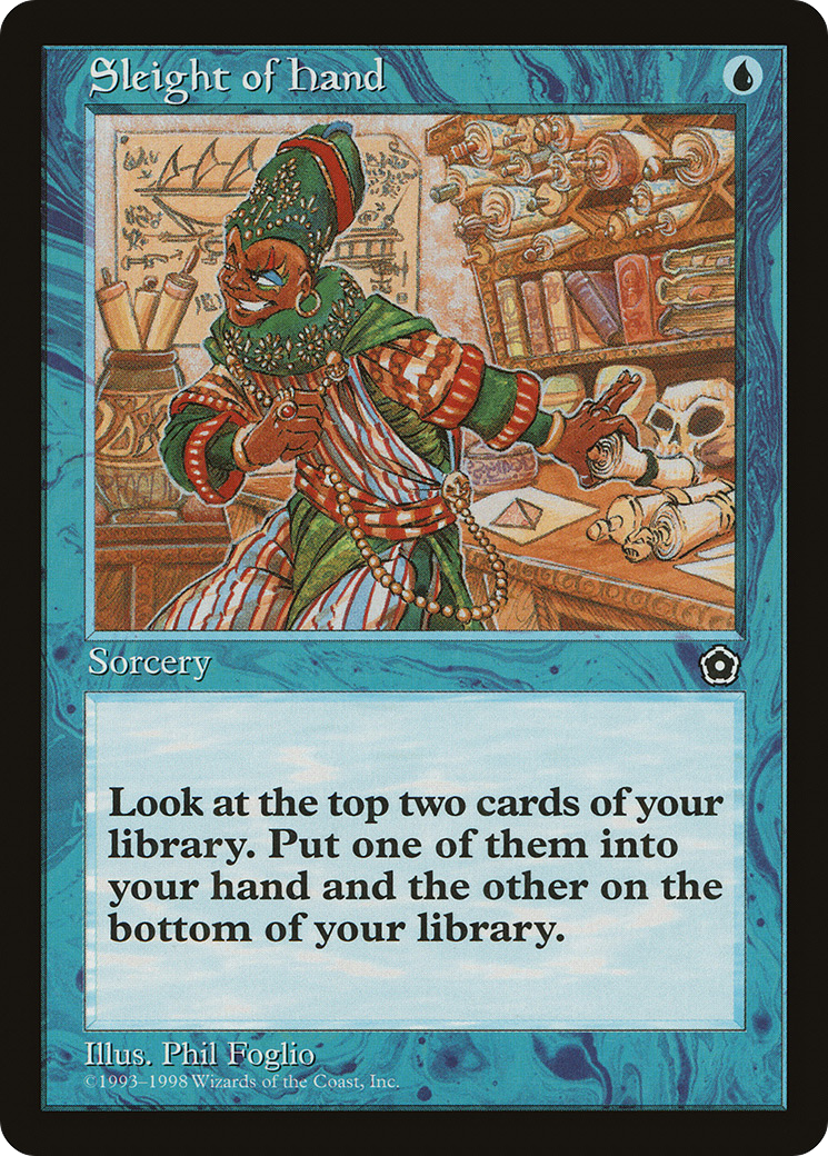 Sleight of Hand (P02-046) [Misc] Portal Second Age MTG Single Wizards of the Coast