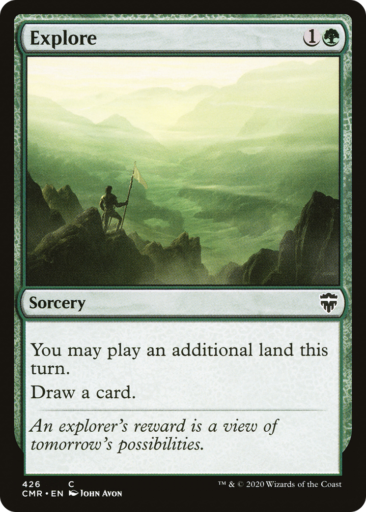 Explore (CMR-426) [Commander Legends] MTG Single Wizards of the Coast