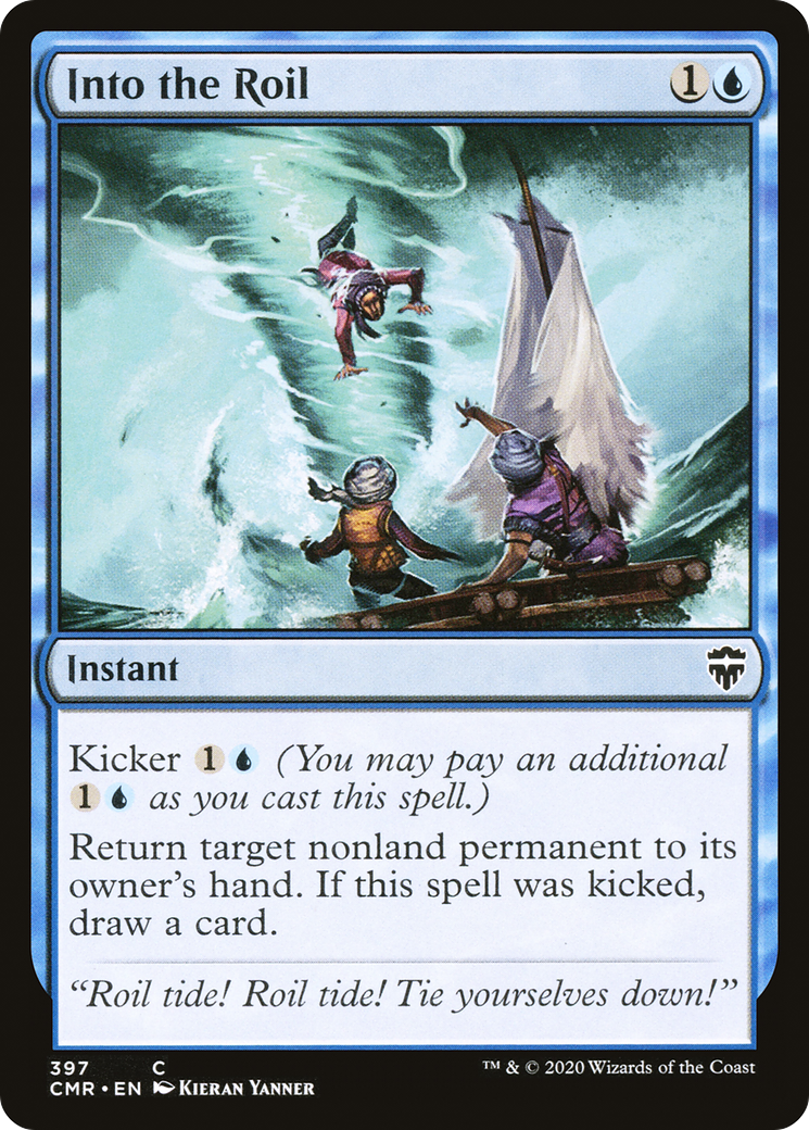 Into the Roil (CMR-397) [Commander Legends] MTG Single Wizards of the Coast