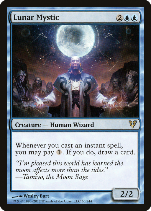 Lunar Mystic (AVR-065) [Avacyn Restored] MTG Single Wizards of the Coast
