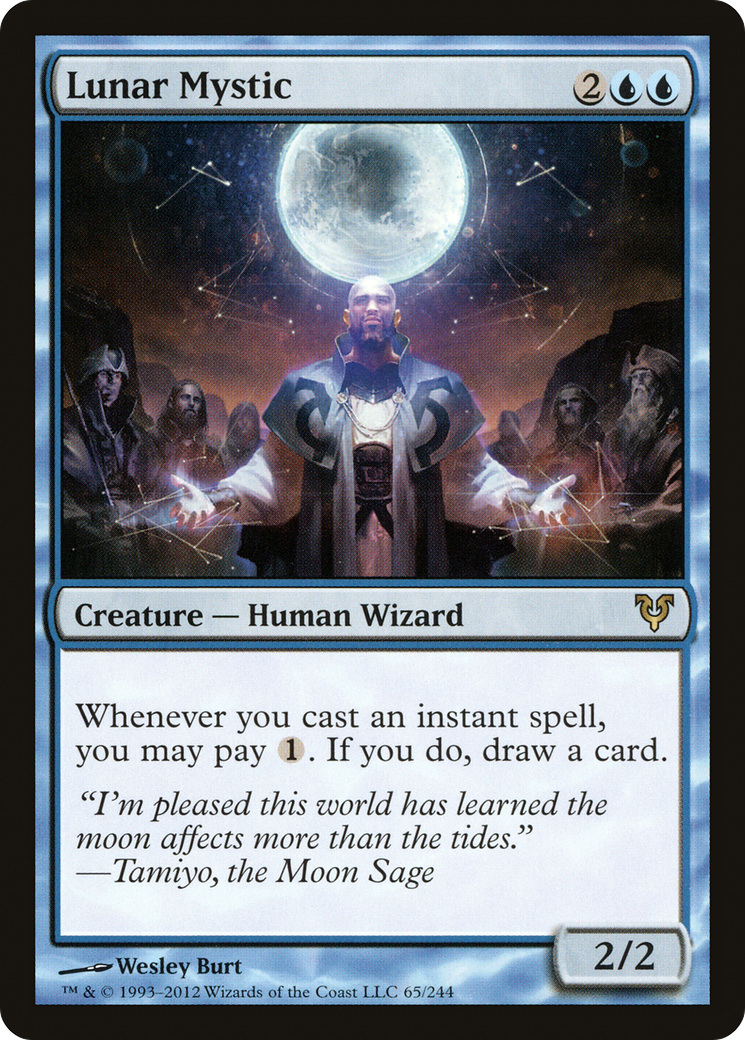Lunar Mystic (AVR-065) [Avacyn Restored] Foil MTG Single Wizards of the Coast