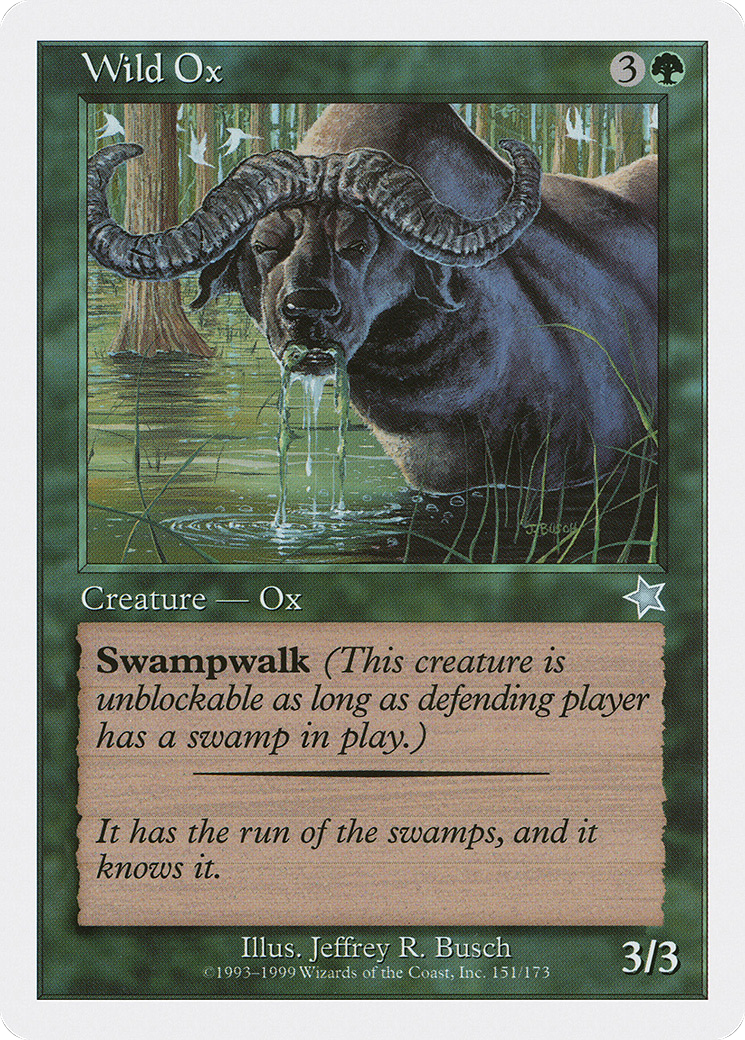 Wild Ox (S99-151) [Misc] Starter 1999 MTG Single Wizards of the Coast