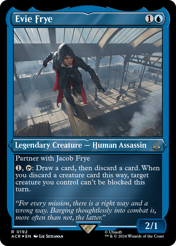 Evie Frye (ACR-192) [Assassin's Creed] Etched Foil MTG Single Wizards of the Coast