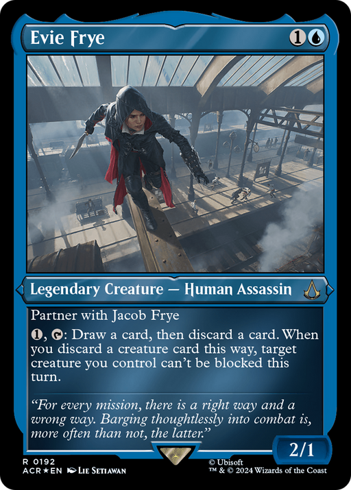 Evie Frye (ACR-192) [Assassin's Creed] Etched Foil MTG Single Wizards of the Coast