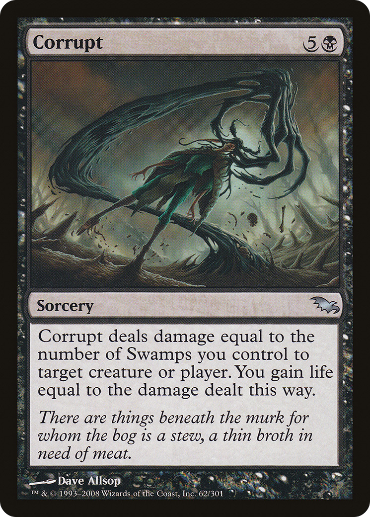 Corrupt (SHM-062) [Shadowmoor] Foil MTG Single Wizards of the Coast
