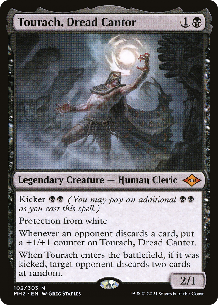 Tourach, Dread Cantor (MH2-102) [Modern Horizons 2] Foil MTG Single Modern Horizons 2