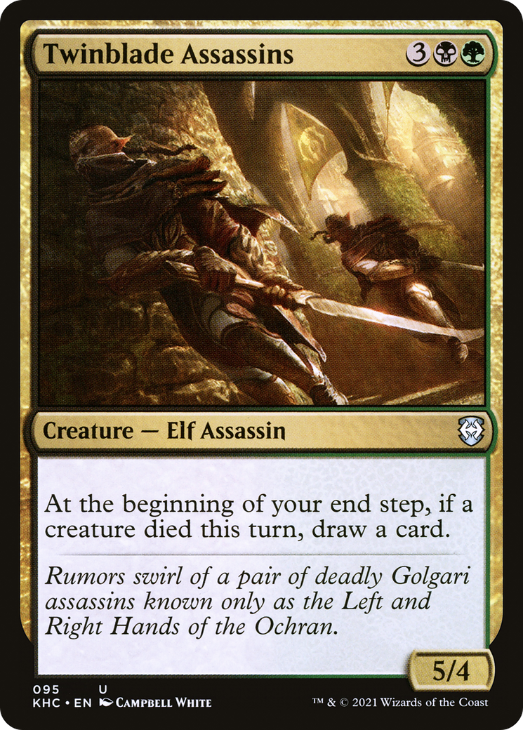 Twinblade Assassins (KHC-095) [Kaldheim Commander] MTG Single Wizards of the Coast