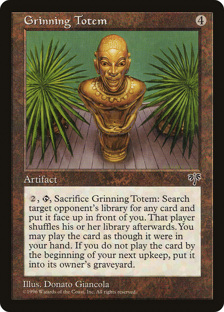 Grinning Totem (MIR-) [Mirage] MTG Single Wizards of the Coast