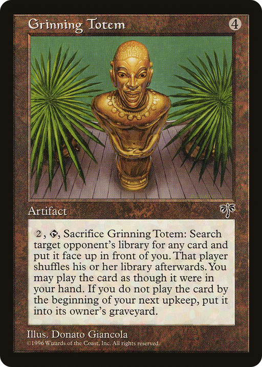 Grinning Totem (MIR-) [Mirage] MTG Single Wizards of the Coast