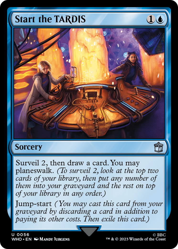 Start the TARDIS (WHO-056) [Doctor Who] Foil MTG Single Wizards of the Coast