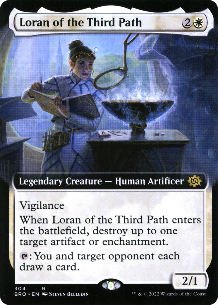 Loran of the Third Path (BRO-304) [The Brothers' War] (Extended Art) MTG Single Wizards of the Coast