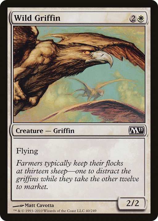 Wild Griffin (M11-040) [Magic 2011] MTG Single Wizards of the Coast
