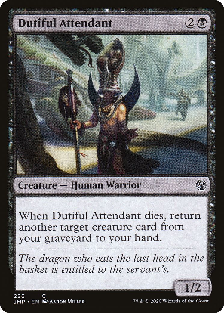Dutiful Attendant (JMP-226) [Jumpstart] MTG Single Wizards of the Coast