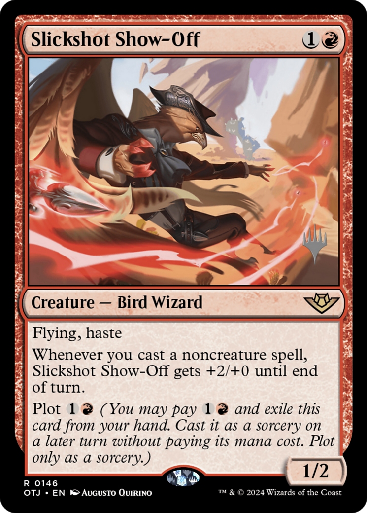 Slickshot Show-Off (PPOTJ-146) [Outlaws of Thunder Junction Promos] Foil MTG Single Wizards of the Coast