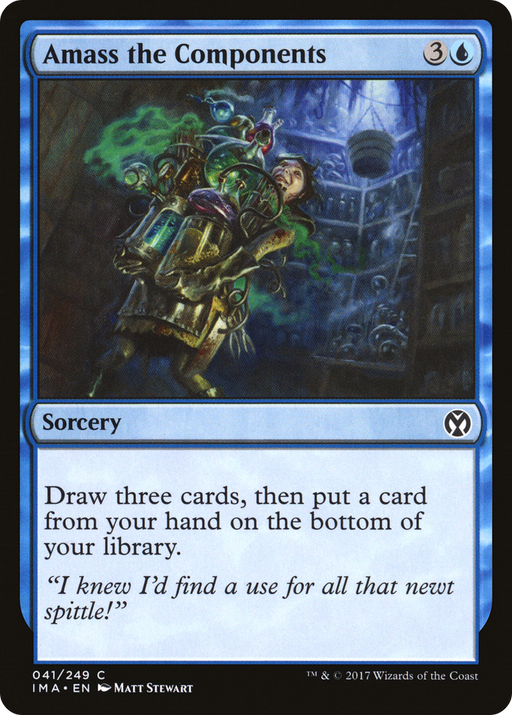 Amass the Components (IMA-041) [Iconic Masters] MTG Single Wizards of the Coast