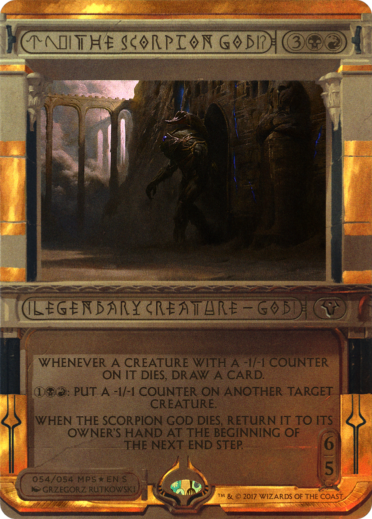 The Scorpion God (MPS2-054) [Amonkhet Invocations] (Borderless) Foil MTG Single Wizards of the Coast