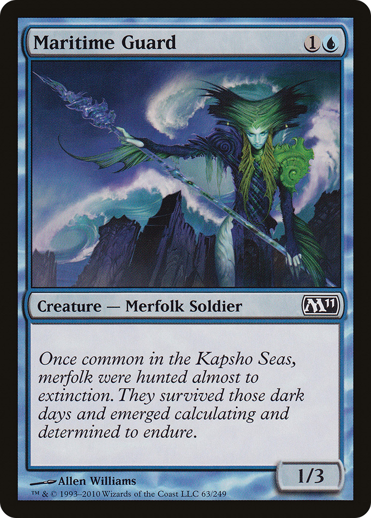 Maritime Guard (M11-063) [Magic 2011] MTG Single Wizards of the Coast