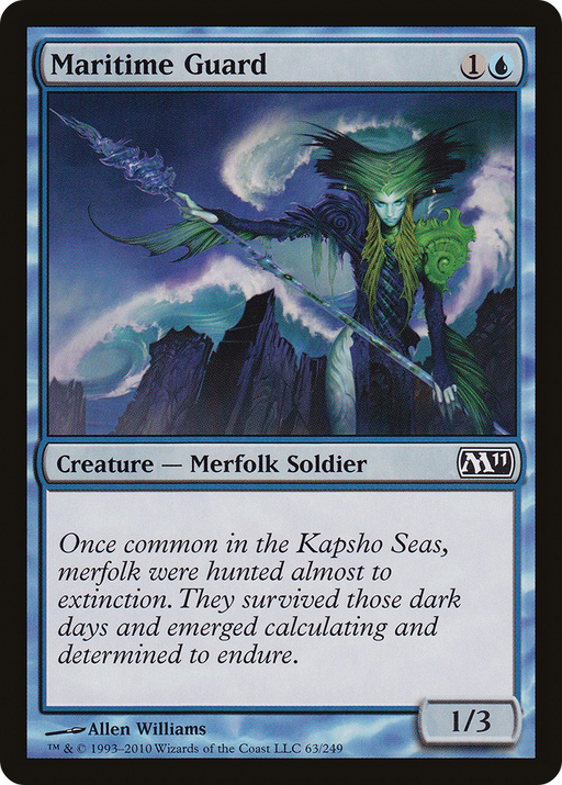 Maritime Guard (M11-063) [Magic 2011] MTG Single Wizards of the Coast