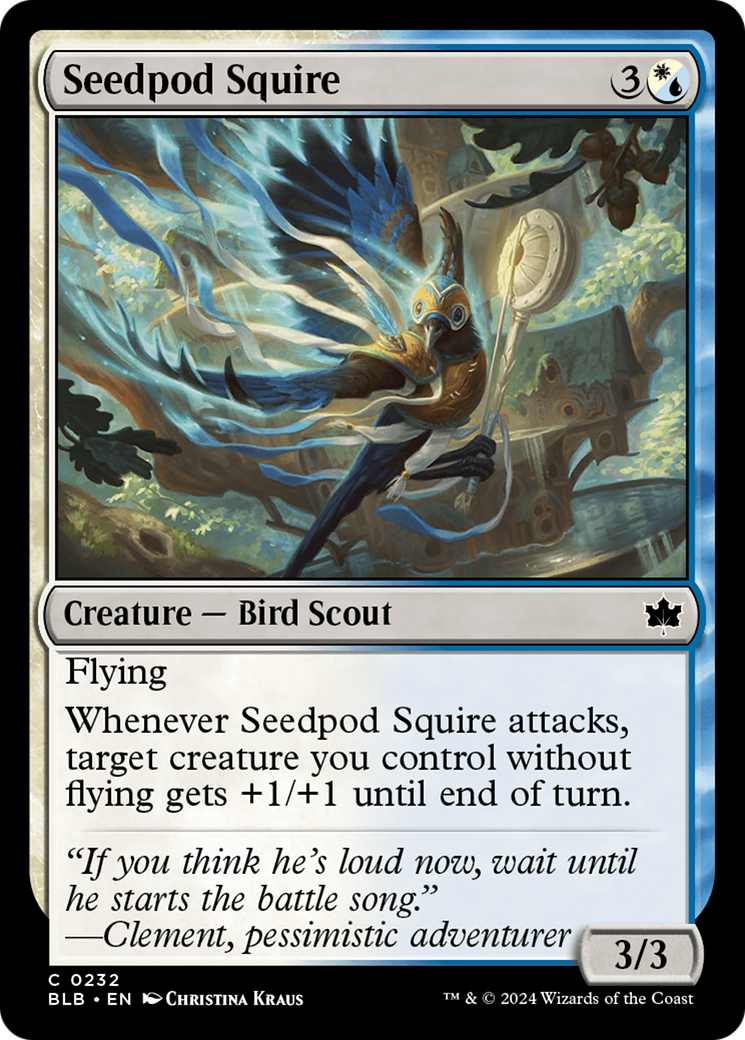 Seedpod Squire (BLB-232) [Bloomburrow] Foil MTG Single Wizards of the Coast