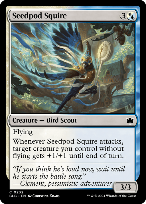 Seedpod Squire (BLB-232) [Bloomburrow] MTG Single Wizards of the Coast