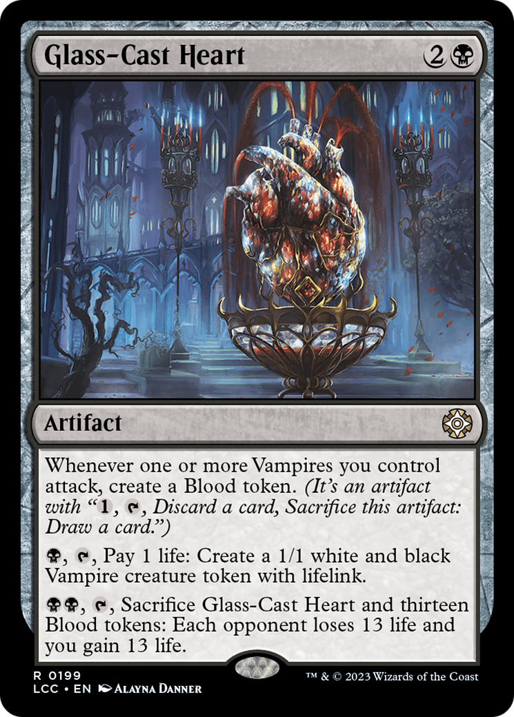 Glass-Cast Heart (LCC-199) [The Lost Caverns of Ixalan Commander] MTG Single Wizards of the Coast