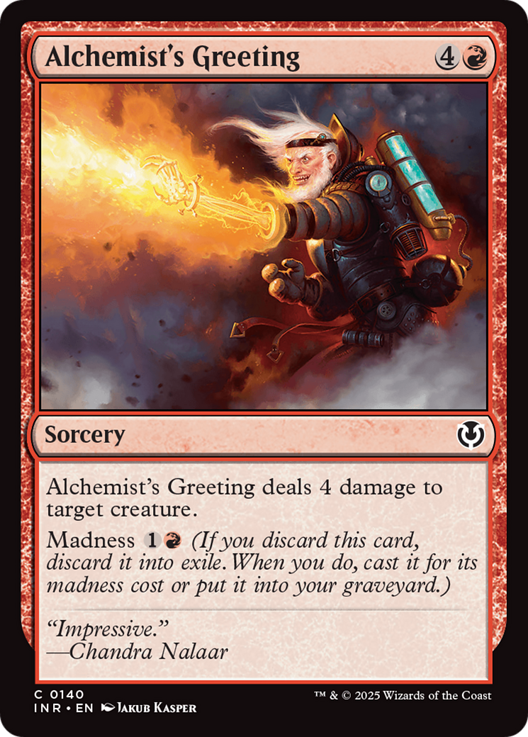 Alchemist's Greeting (INR-140) [Innistrad Remastered] MTG Single Wizards of the Coast