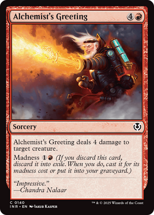 Alchemist's Greeting (INR-140) [Innistrad Remastered] MTG Single Wizards of the Coast