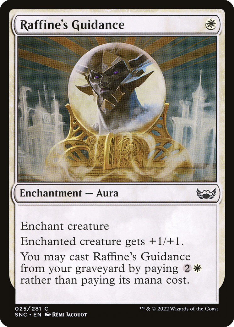 Raffine's Guidance (SNC-025) [Streets of New Capenna] Foil MTG Single Wizards of the Coast