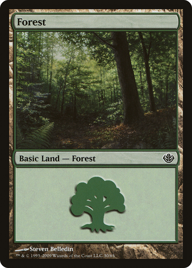 Forest (DDD-030) [Misc] Duel Decks: Garruk vs. Liliana MTG Single Wizards of the Coast
