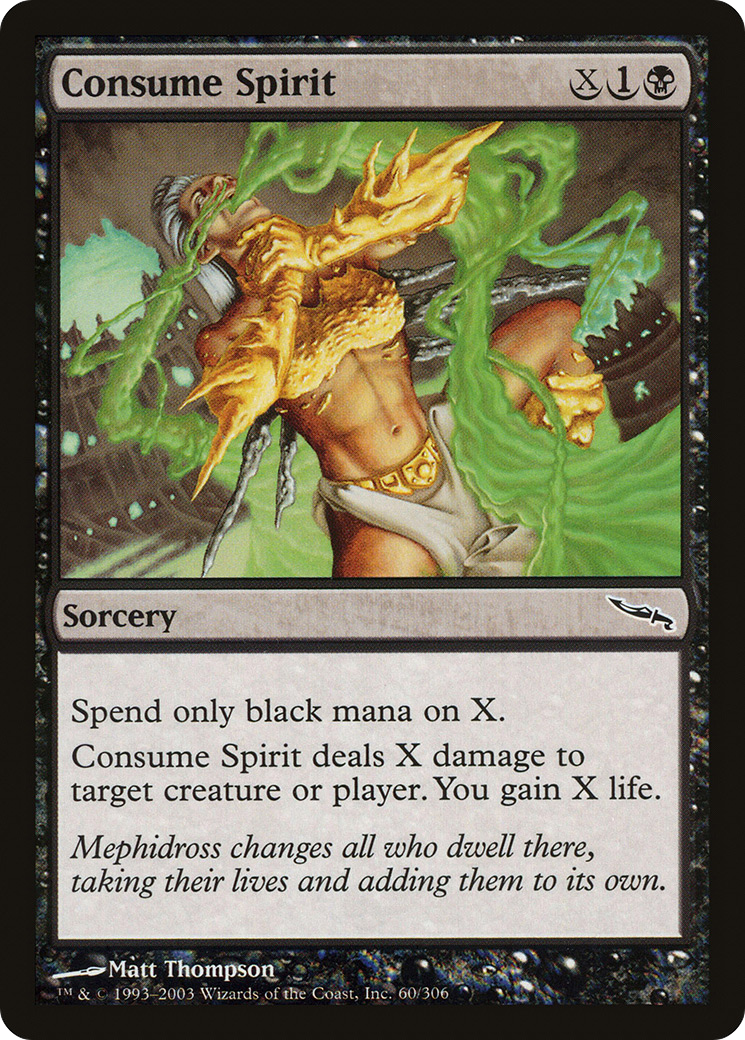 Consume Spirit (MRD-060) [Mirrodin] MTG Single Wizards of the Coast