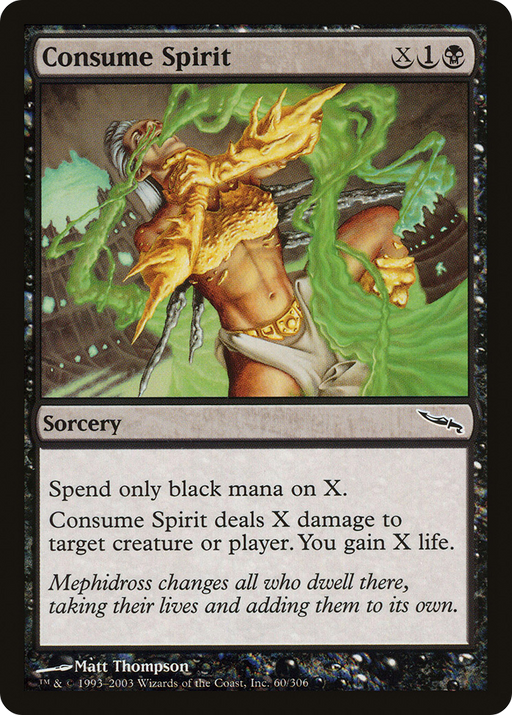 Consume Spirit (MRD-060) [Mirrodin] MTG Single Wizards of the Coast
