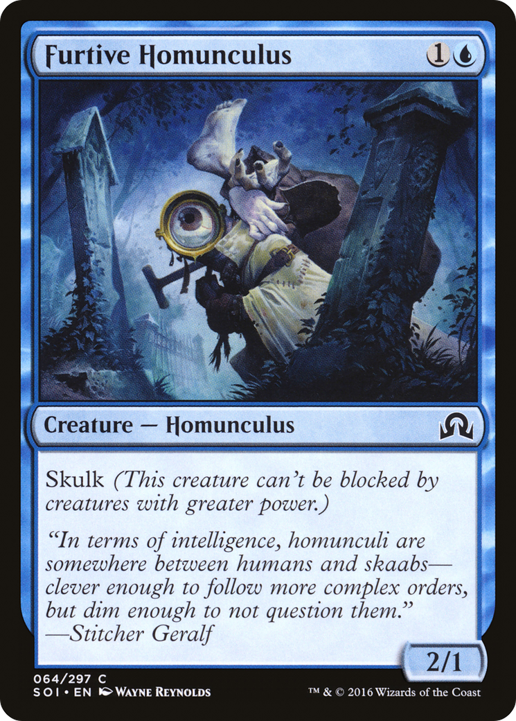 Furtive Homunculus (SOI-064) [Shadows over Innistrad] MTG Single Wizards of the Coast