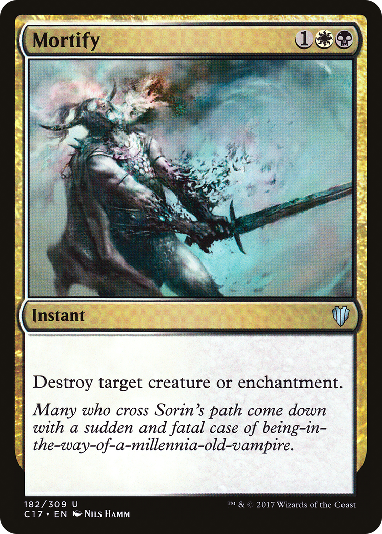 Mortify (C17-182) [Commander 2017] MTG Single Wizards of the Coast