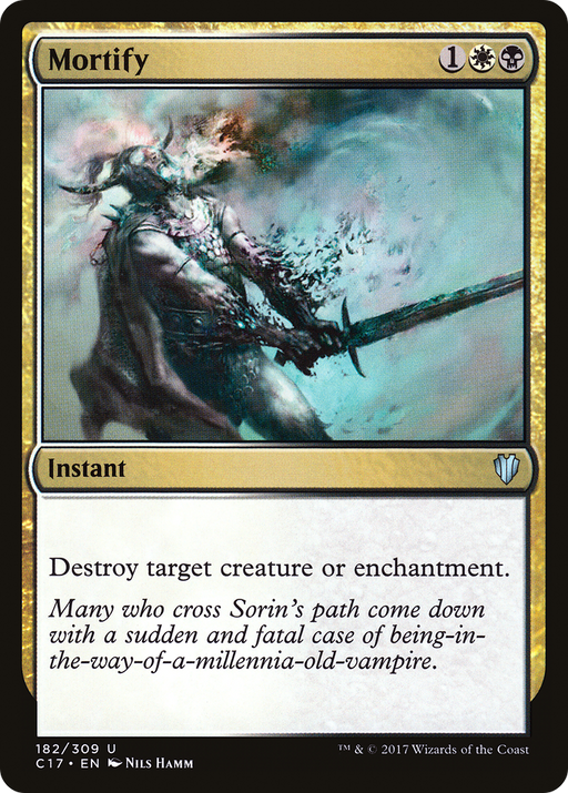 Mortify (C17-182) [Commander 2017] MTG Single Wizards of the Coast