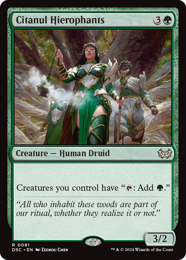 Citanul Hierophants (DSC-081) [Duskmourn: House of Horror Commander] MTG Single Wizards of the Coast