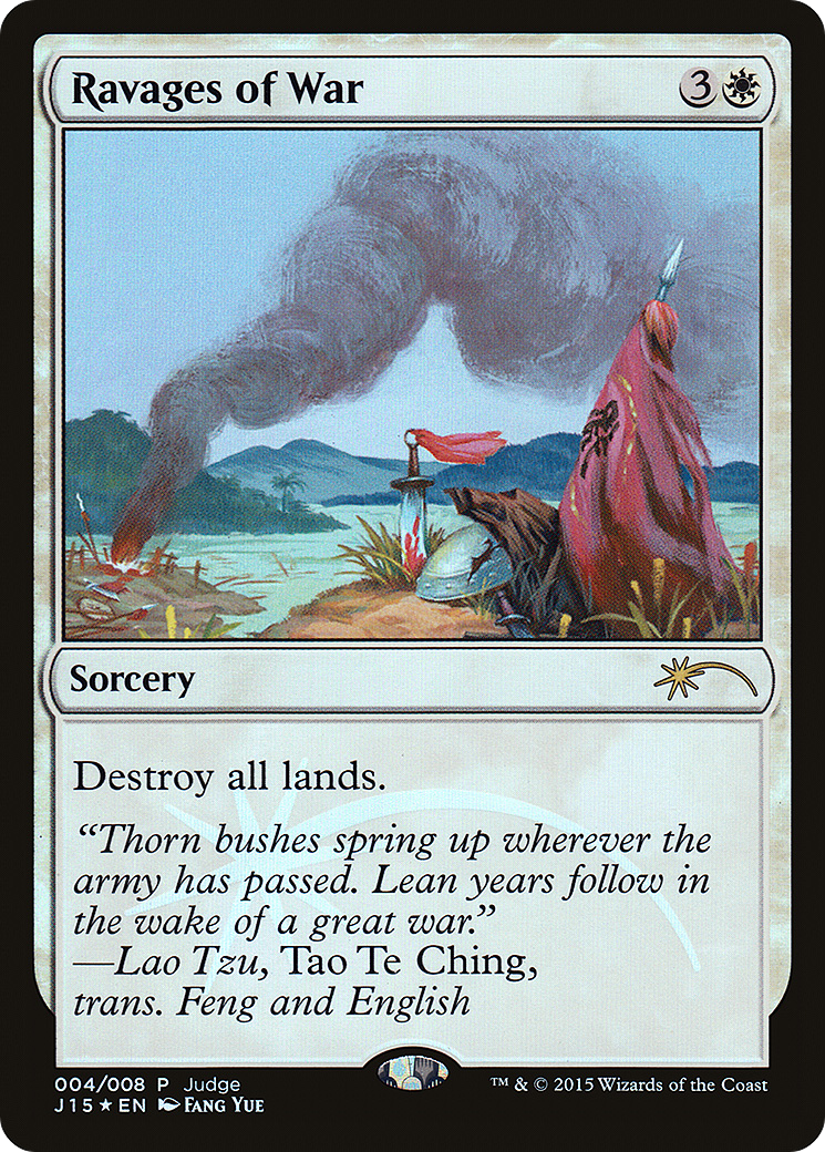 Ravages of War (JDG-004) [Misc] Judge Gift Cards 2015 Foil MTG Single Wizards of the Coast