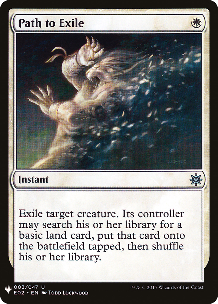 Path to Exile (LIST-E02-3) [Mystery Booster] The List MTG Single Wizards of the Coast