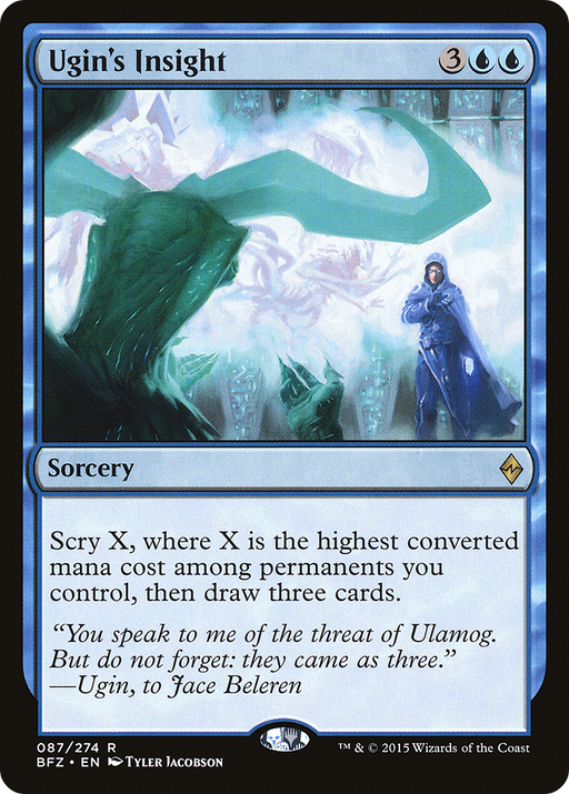 Ugin's Insight (BFZ-087) [Battle for Zendikar] MTG Single Wizards of the Coast