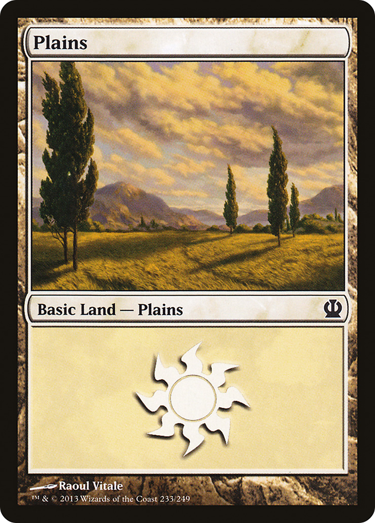 Plains (THS-233) [Theros] MTG Single Wizards of the Coast