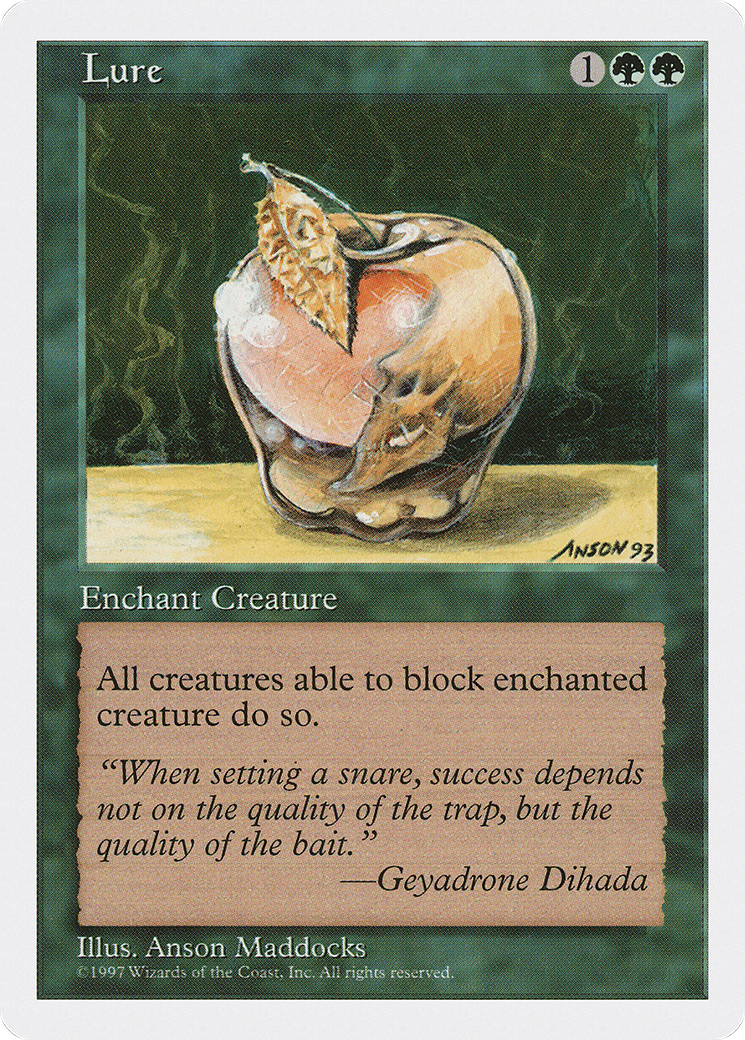 Lure (5ED-314) [Fifth Edition] MTG Single Wizards of the Coast