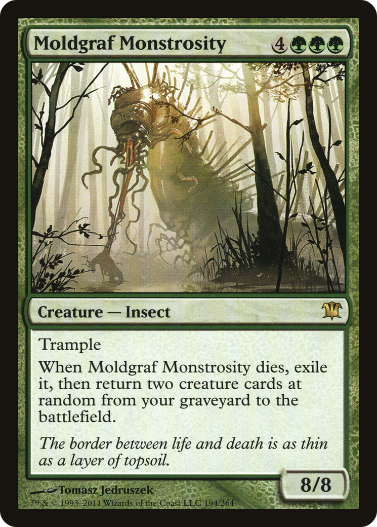 Moldgraf Monstrosity (ISD-194) [Innistrad] Foil MTG Single Wizards of the Coast