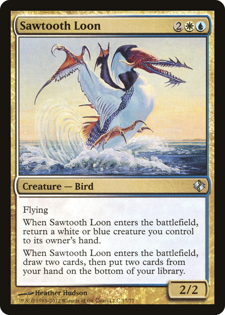 Sawtooth Loon (DDI-017) [Misc] Duel Decks: Venser vs. Koth MTG Single Wizards of the Coast