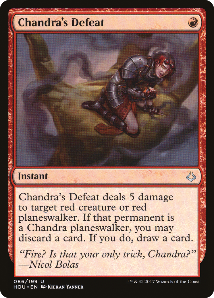 Chandra's Defeat (HOU-086) [Hour of Devastation] Foil MTG Single Wizards of the Coast