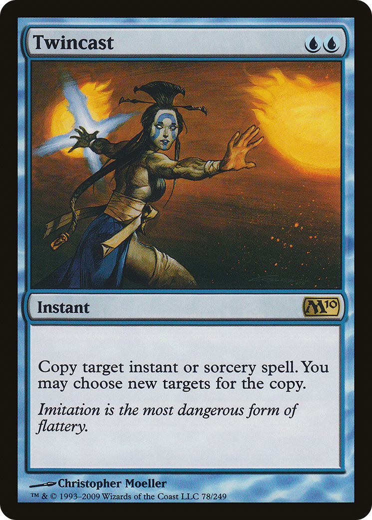 Twincast (M10-078) [Magic 2010] Foil MTG Single Wizards of the Coast