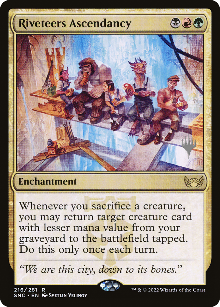 Riveteers Ascendancy (PPSNC-216P) [Streets of New Capenna Promos] MTG Single Wizards of the Coast
