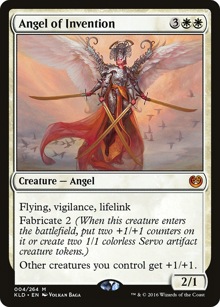 Angel of Invention (KLD-004) [Kaladesh] Foil MTG Single Wizards of the Coast