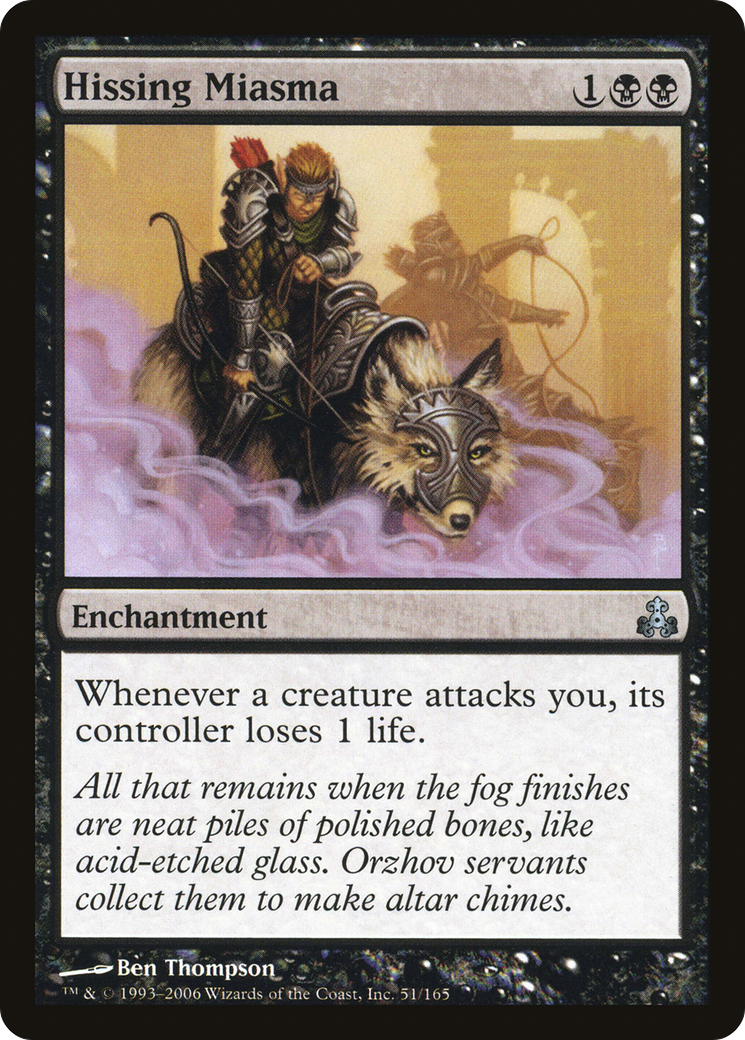 Hissing Miasma (GPT-051) [Guildpact] MTG Single Wizards of the Coast