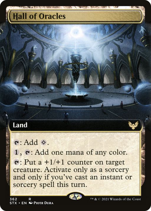 Hall of Oracles (STX-362) [Strixhaven: School of Mages] (Extended Art) Foil MTG Single Wizards of the Coast